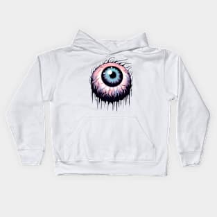 Pastel goth eyeball Kids Hoodie